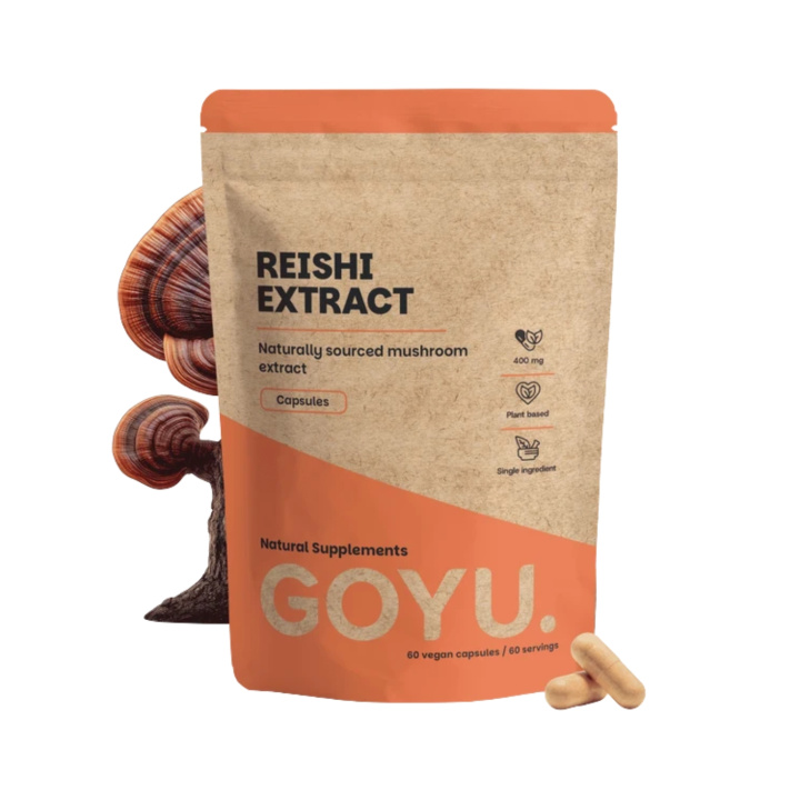 Reishi Extract 400mg 60 kapslar i gruppen Kosttillskott / Örter & Växter / Svampar hos Rawfoodshop Scandinavia AB (CAPSREI60)