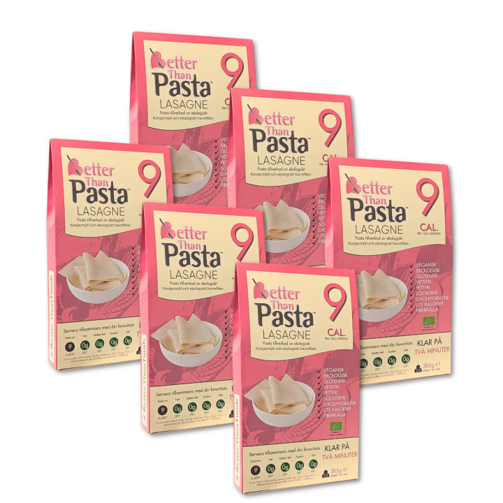 Better Than Lasagne EKO 385g x 6 paket i gruppen Råvaror & Dryck / Skafferiet / Pasta & Nudlar hos Rawfoodshop Scandinavia AB (CNUD04-SET6)