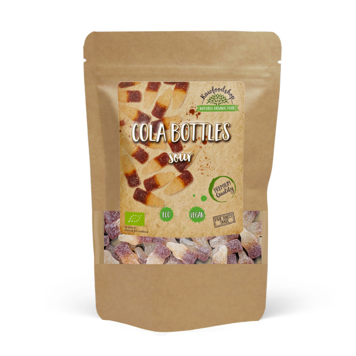Colaflaskor Sura EKO 100g i gruppen Råvaror & Dryck / Godis & Choklad / Godis hos Rawfoodshop Scandinavia AB (COLACID5-100)