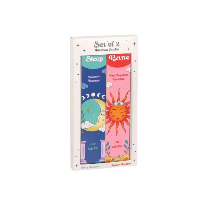 Rökelsepinnar Presentkit Celestial Sleep & Revive i gruppen Hem & Själ / Stämning & doft / Rökelse hos Rawfoodshop Scandinavia AB (CS-27624)