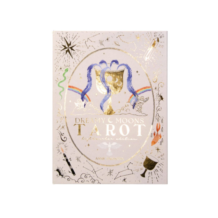 Tarotkort Dreamy Moons Lightworker Vit i gruppen Hem & Själ hos Rawfoodshop Scandinavia AB (DREAMYTAROT25V)