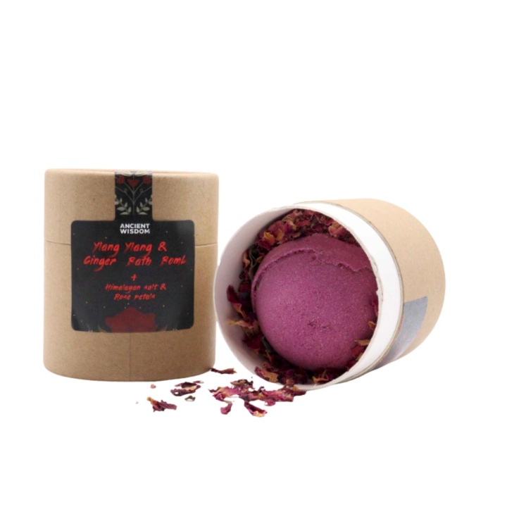 Badbomb Ylang & Ingefära 170g i gruppen OUTLET 20-80% hos Rawfoodshop Scandinavia AB (EBBSUL01)