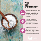 Epsom Salt Bath Soak Derma 1kg