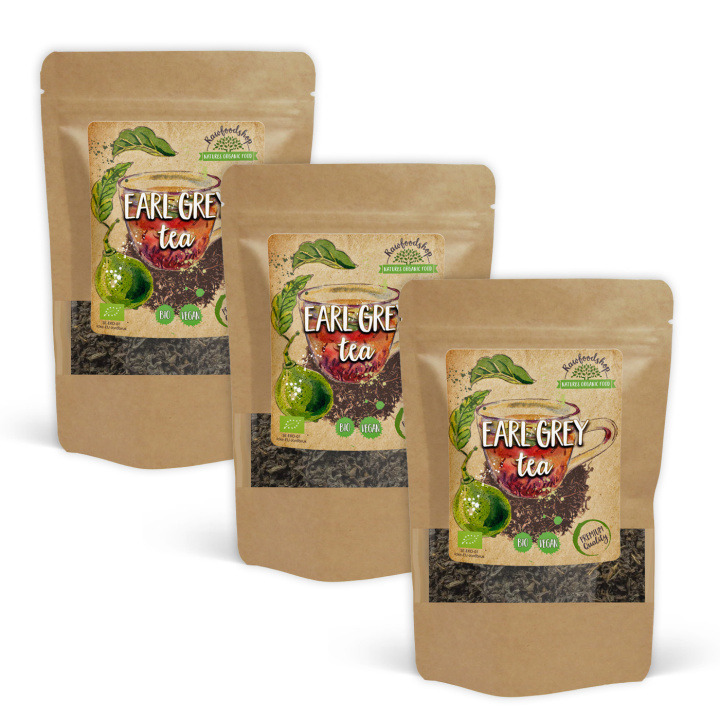 Earl Grey Te EKO 100g x 3 paket i gruppen Råvaror & Dryck / Drycker / Teer hos Rawfoodshop Scandinavia AB (EGT10-SET3)