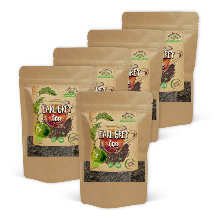 Earl Grey Te EKO 100g x 5 paket i gruppen Råvaror & Dryck / Drycker / Teer hos Rawfoodshop Scandinavia AB (EGT10-SET5)