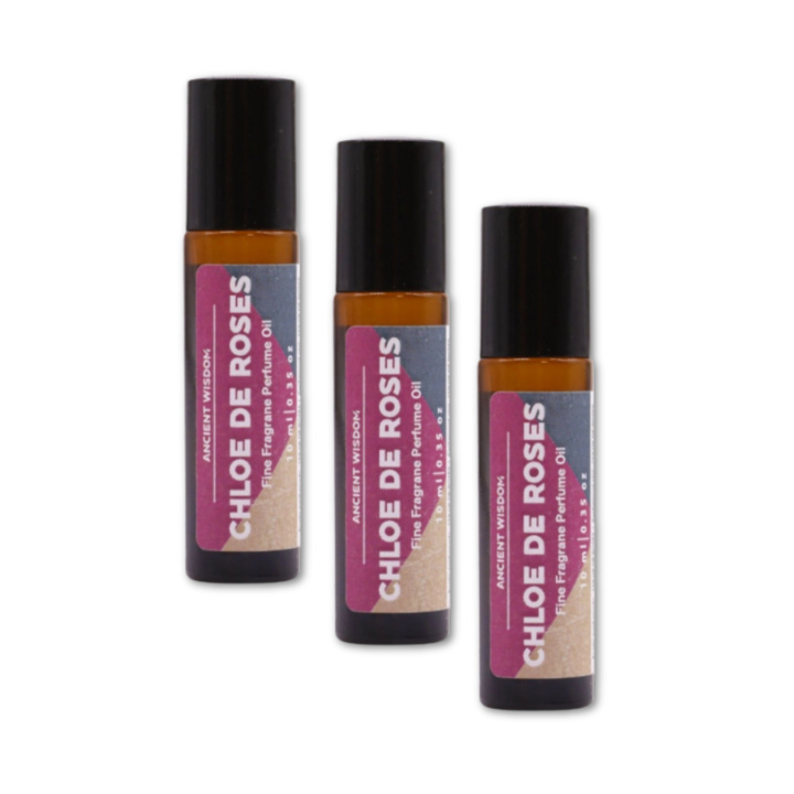 Chloe de Roses Parfymolja 10ml x 3 st i gruppen Hud & Kropp / Kropp / Parfym hos Rawfoodshop Scandinavia AB (FFPOUL05-SET3)