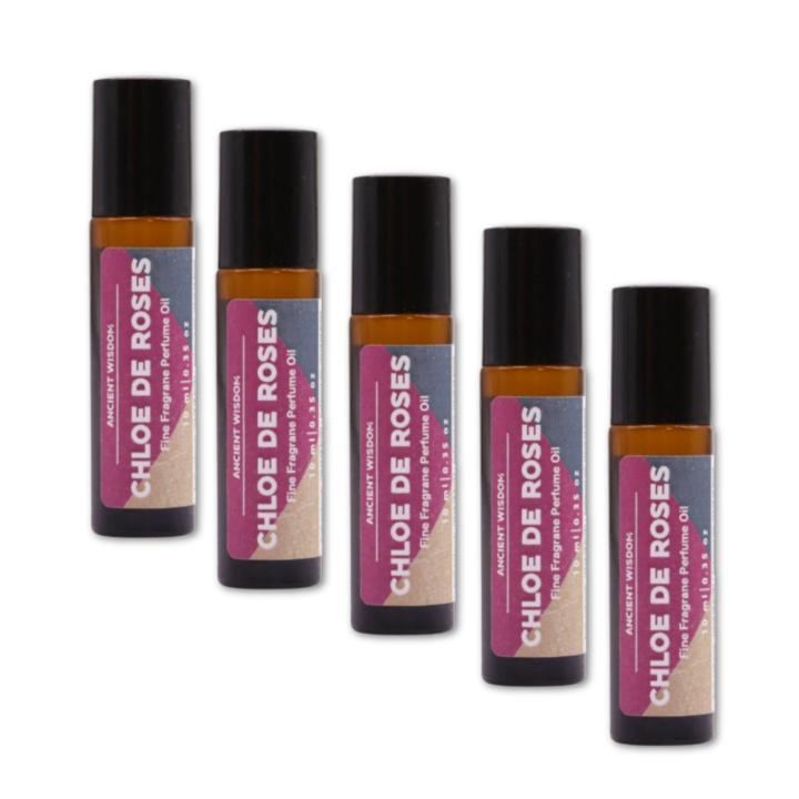 Chloe de Roses Parfymolja 10ml x 5 st i gruppen Hud & Kropp / Kropp / Parfym hos Rawfoodshop Scandinavia AB (FFPOUL05-SET5)