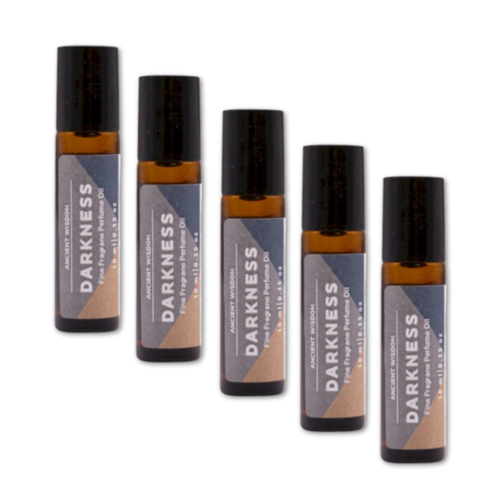 Darkness Parfymolja 10ml x 5 st i gruppen Hud & Kropp / Kropp / Parfym hos Rawfoodshop Scandinavia AB (FFPOUL07-SET5)