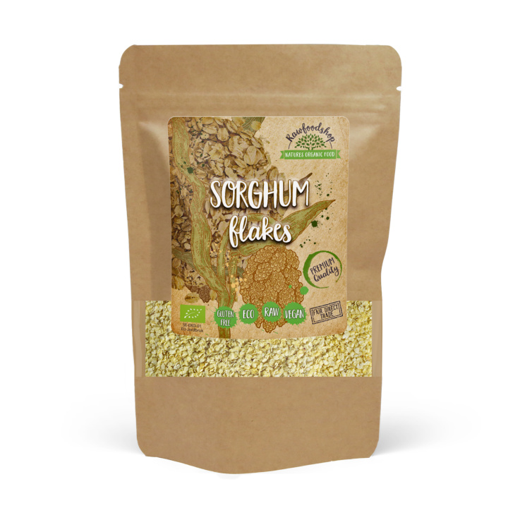 Durra Flakes EKO 500g i gruppen Råvaror & Dryck / Bakning / Gryn, flingor & puffar hos Rawfoodshop Scandinavia AB (FLAKE01)