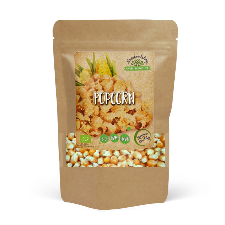 Popcorn EKO 500g i gruppen Råvaror & Dryck / Skafferiet / Ris & Korn hos Rawfoodshop Scandinavia AB (FRO14)