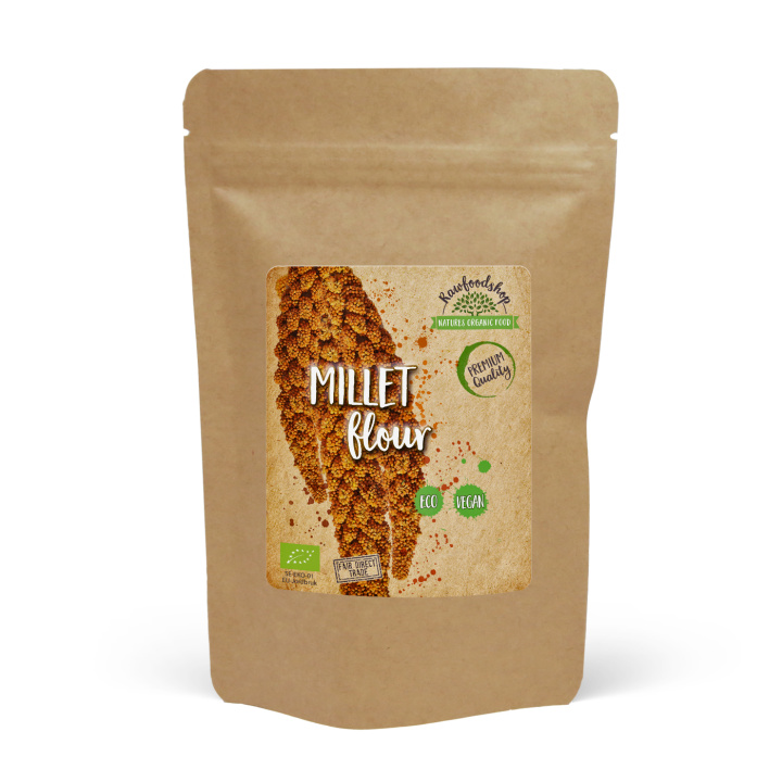 Hirsmjöl EKO 1kg i gruppen Råvaror & Dryck / Bakning / Mjöler hos Rawfoodshop Scandinavia AB (GLUMJOL0011)