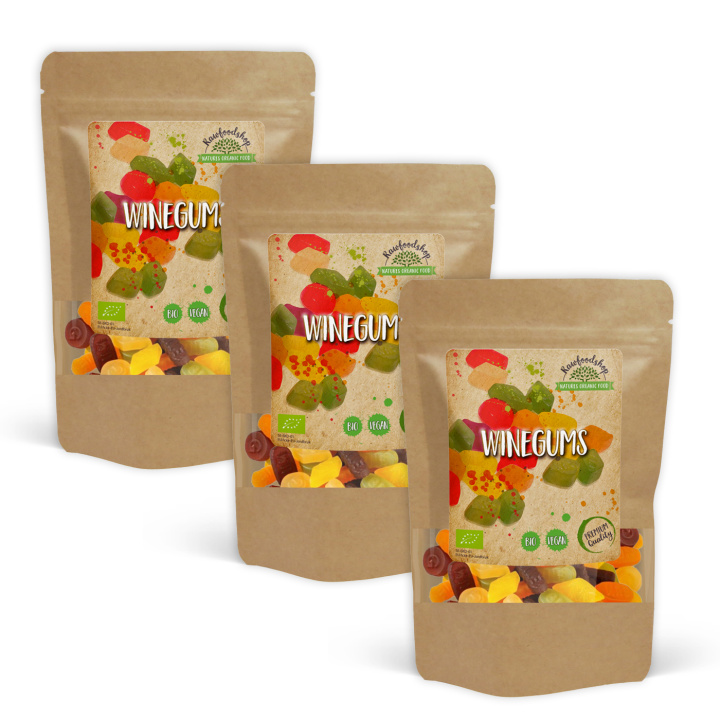 Vingummi EKO 100g x 3 paket i gruppen Råvaror & Dryck / Godis & Choklad / Godis hos Rawfoodshop Scandinavia AB (GODIS1-SET3)