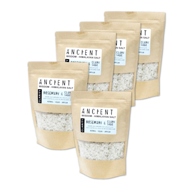 Badsalt Himalaya Clarity 500g x 5 paket i gruppen Hud & Kropp / Bad & Spa / Badsalt hos Rawfoodshop Scandinavia AB (HBATHSUL02-SET5)
