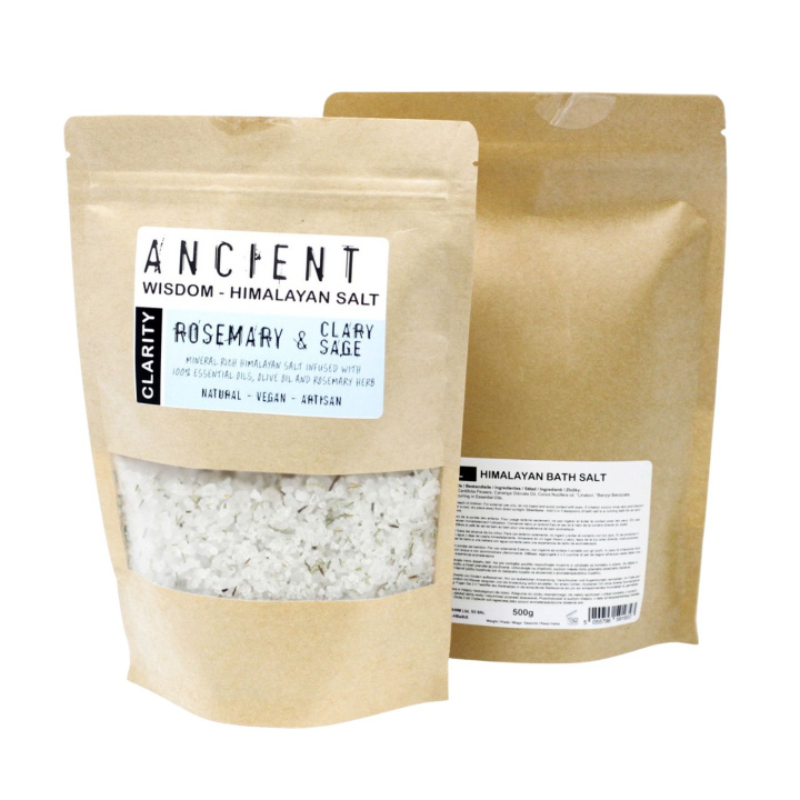 Badsalt Himalaya Clarity 500g i gruppen OUTLET 20-80% / Hud & kropp 20-50% / Kampanj - Hud & kropp hos Rawfoodshop Scandinavia AB (HBATHSUL02)