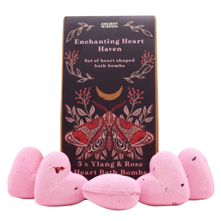 Badbomber Enchanting Heart Heaven 350g i gruppen Hud & Kropp / Bad & Spa / Badbomber & Badskum hos Rawfoodshop Scandinavia AB (HBBS-03)