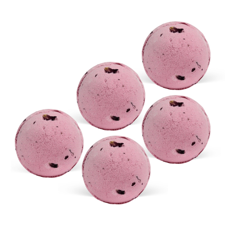 Badbomb Rose & Petals 180g x 5 st i gruppen Hud & Kropp / Bad & Spa / Badbomber & Badskum hos Rawfoodshop Scandinavia AB (JBB04-SET5)
