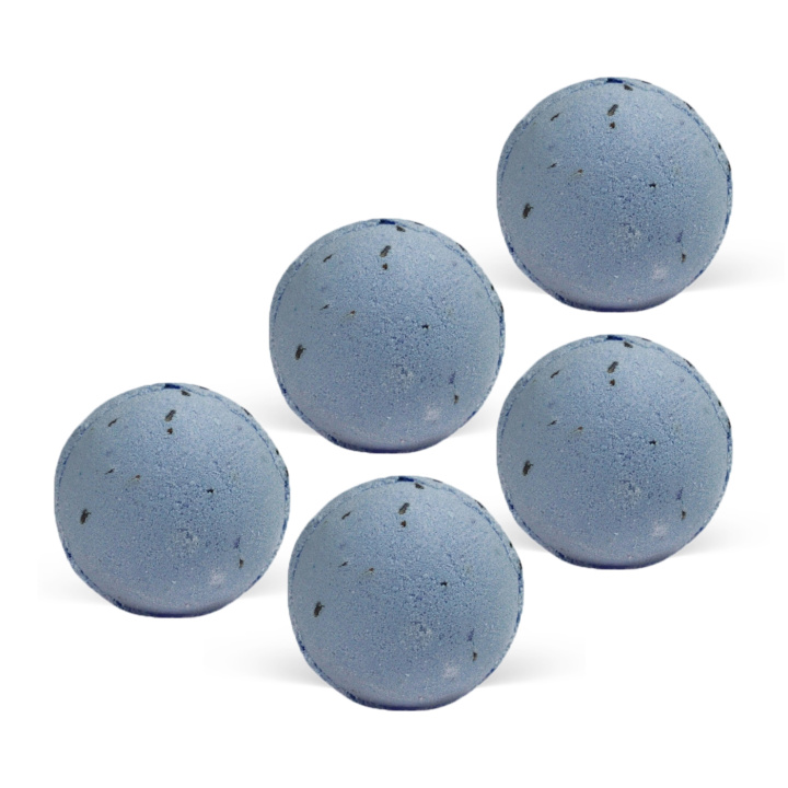 Badbomb Lavender & Seeds 180g x 5 st i gruppen Hud & Kropp / Bad & Spa / Badbomber & Badskum hos Rawfoodshop Scandinavia AB (JBB06-SET5)