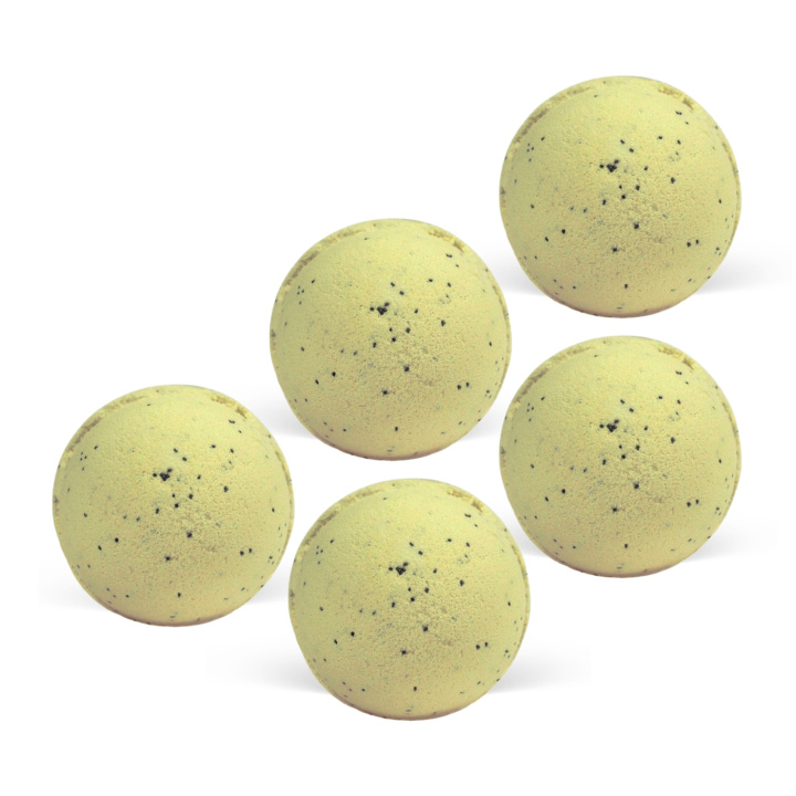 Badbomb Simply Vanilla 180gx 5 st i gruppen Hud & Kropp / Bad & Spa / Badbomber & Badskum hos Rawfoodshop Scandinavia AB (JBB22-SET5)