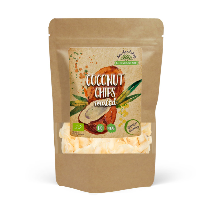 Kokoschips Premium Rostade EKO 350g i gruppen Råvaror & Dryck / Nötter / Kokos hos Rawfoodshop Scandinavia AB (KCR35)