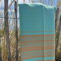 Fouta Sable & Aquasky i Ekologisk Bomull 200x100cm