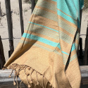 Fouta Sable & Aquasky i Ekologisk Bomull 200x100cm