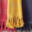 Fouta Senapsgul i Ekologisk Bomull 90x170cm