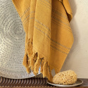 Fouta Senapsgul i Ekologisk Bomull 90x170cm