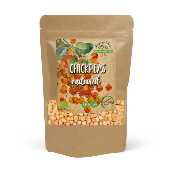 Kikärtor Hela EKO 500g i gruppen Råvaror & Dryck / Skafferiet / Baljväxter / Ärtor hos Rawfoodshop Scandinavia AB (KIKA500)