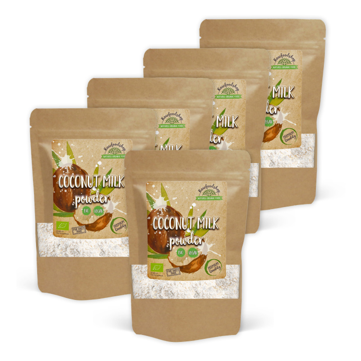 Kokosmjölk Pulver EKO 100g x 5 paket i gruppen Råvaror & Dryck / Nötter / Kokos hos Rawfoodshop Scandinavia AB (KOMO1-SET5)