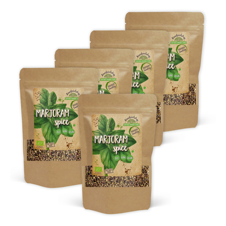 Mejram EKO 50g x 5 paket i gruppen Råvaror & Dryck / Skafferiet / Kryddor & Salt hos Rawfoodshop Scandinavia AB (KRY49-SET5)