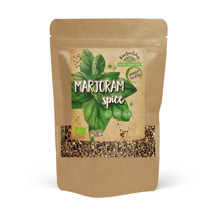 Mejram EKO 50g i gruppen Råvaror & Dryck / Skafferiet / Kryddor & Salt hos Rawfoodshop Scandinavia AB (KRY49)