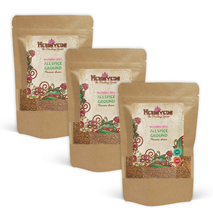 Kryddpeppar Mald EKO 50g x 3 paket i gruppen Råvaror & Dryck / Skafferiet / Kryddor & Salt hos Rawfoodshop Scandinavia AB (KRY90-SET3)