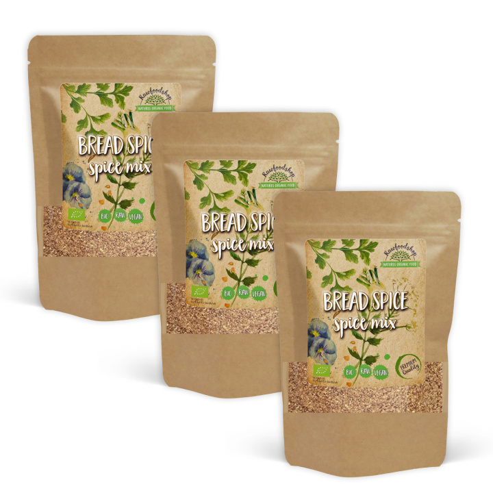 Brödkrydda EKO 50g x 3 paket i gruppen Råvaror & Dryck / Skafferiet / Kryddor & Salt hos Rawfoodshop Scandinavia AB (KRY93-SET3)