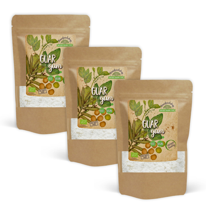 Guarkärnmjöl EKO 125g x 3 paket i gruppen Råvaror & Dryck / Bakning / Mjöler hos Rawfoodshop Scandinavia AB (LBAK125018E-SET3)