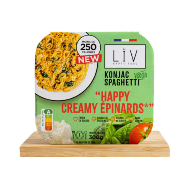 Måltid Konjac Spaghetti Krämig Spenat Low Calorie 300g i gruppen Råvaror & Dryck / Skafferiet / Pasta & Nudlar / Shirataki hos Rawfoodshop Scandinavia AB (LIV006)