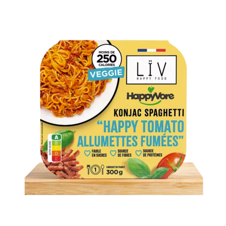 Måltid Konjac Spaghetti med Tomatsås & Rökta grönsaker Low Calorie 300g i gruppen Råvaror & Dryck / Skafferiet / Pasta & Nudlar / Shirataki hos Rawfoodshop Scandinavia AB (LIV009)