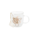 Glasmugg med Tesil Luna Moth