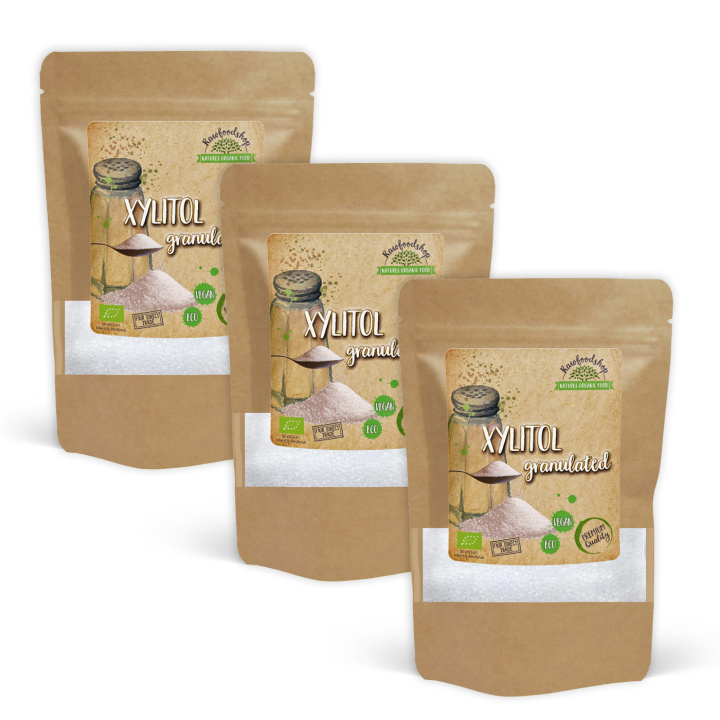 Xylitol EKO 1kg x 3 paket i gruppen Råvaror & Dryck / Bakning / Sötning hos Rawfoodshop Scandinavia AB (LOW00805061-SET3)