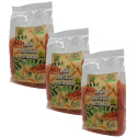 Pasta Röda Linser Casarecce EKO 1kg x 3 paket