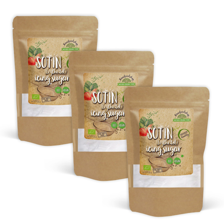 SÖTIN Florsocker EKO 500g x 3 paket i gruppen Råvaror & Dryck / Bakning / Sötning hos Rawfoodshop Scandinavia AB (LSOT500069E-SET3)