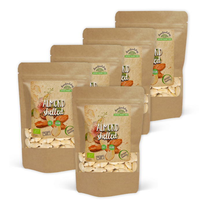 Mandel Skalad EKO 1kg x 5 paket i gruppen Råvaror & Dryck / Nötter / Mandel hos Rawfoodshop Scandinavia AB (MASK2-SET5)