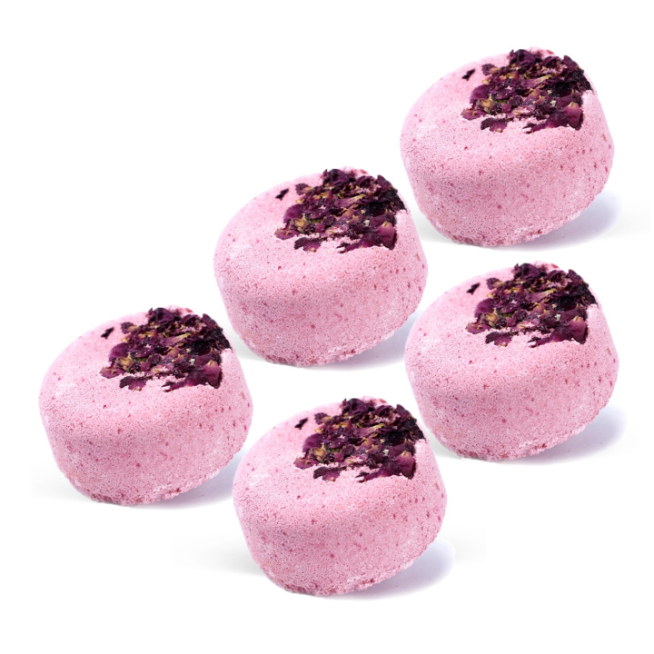 Badbomb Fizz Romantic Rebel 200g x 5 st i gruppen Hud & Kropp / Bad & Spa / Badbomber & Badskum hos Rawfoodshop Scandinavia AB (MFF05-SET5)