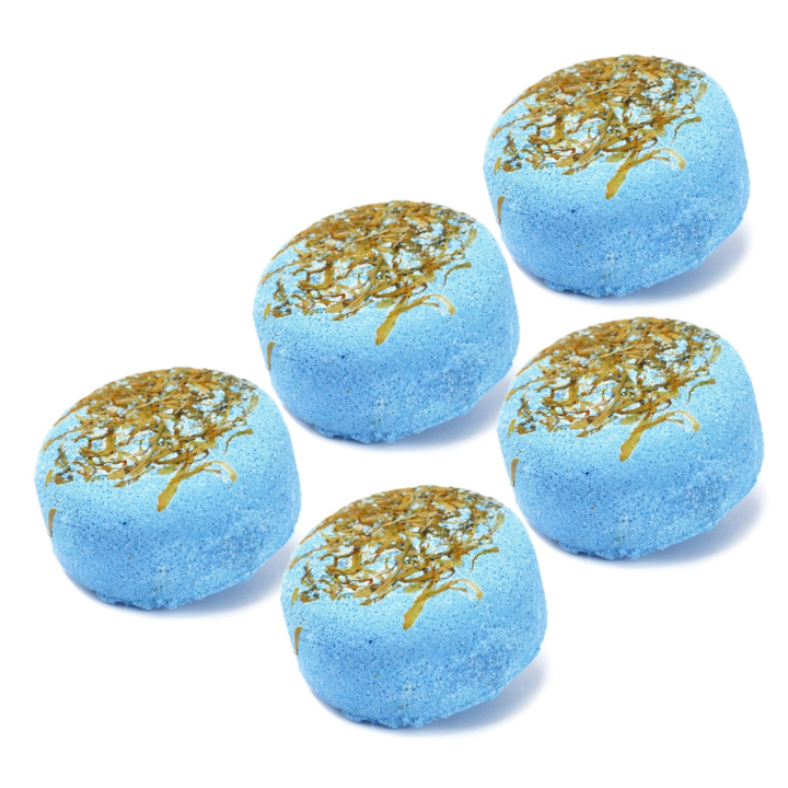 Badbomb Fizz Dream in Blue 200g x 5 st i gruppen Hud & Kropp / Bad & Spa / Badbomber & Badskum hos Rawfoodshop Scandinavia AB (MFF06-SET5)