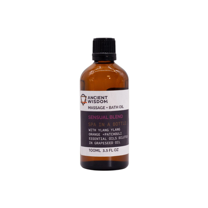 Sensual Massageolja 100ml i gruppen OUTLET 20-80% / Hud & kropp 20-50% / Kampanj - Hud & kropp hos Rawfoodshop Scandinavia AB (MOLUL-02)