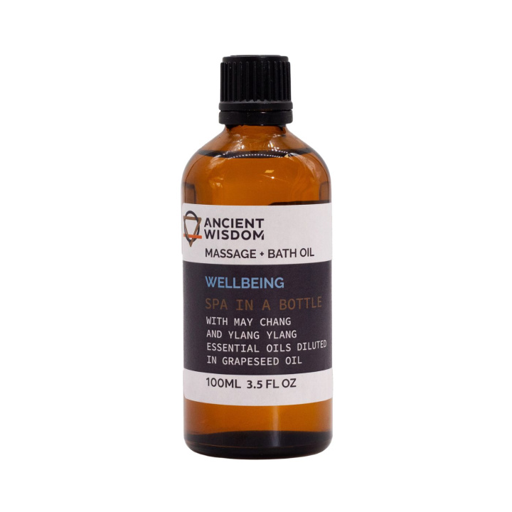 Wellbeing Massageolja 100ml i gruppen OUTLET 20-80% / Hud & kropp 20-50% / Kampanj - Hud & kropp hos Rawfoodshop Scandinavia AB (MOLUL-17)