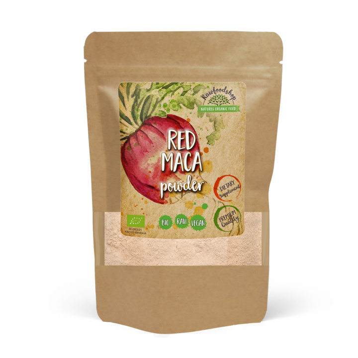 Maca Pulver Röd EKO 100g i gruppen Kosttillskott / Örter & Växter / Maca & Ginseng hos Rawfoodshop Scandinavia AB (MPR10)