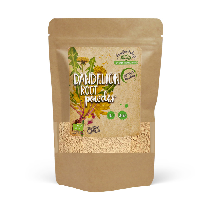 Maskrosrotpulver EKO 125g i gruppen Råvaror & Dryck / Hälsokost / Gröna pulver hos Rawfoodshop Scandinavia AB (MRP10)