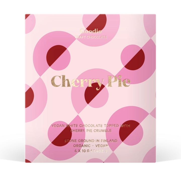 Körsbärspaj Choklad EKO 48g i gruppen Råvaror & Dryck / Godis & Choklad / Choklad & Bars hos Rawfoodshop Scandinavia AB (NC54)