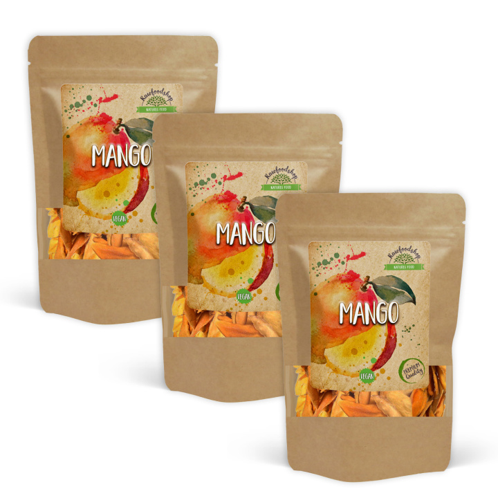 Mango Sötade 500g x 3 paket i gruppen Råvaror & Dryck / Frukt & Bär / Mango hos Rawfoodshop Scandinavia AB (NUTMAN500-SET3)