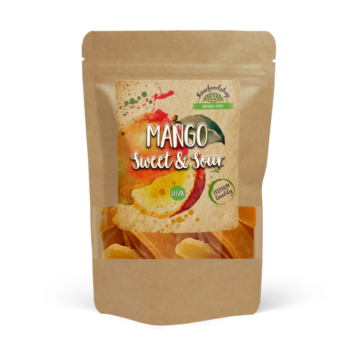 Mango Söta & Syrliga 500g i gruppen Råvaror & Dryck / Frukt & Bär / Mango hos Rawfoodshop Scandinavia AB (NUTMAN500)